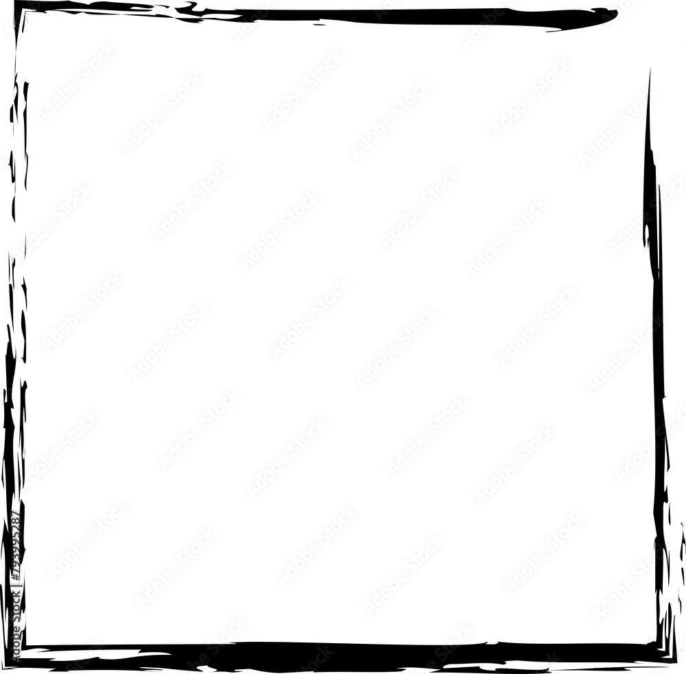 Set of square frames in grunge style. Elements for tags, labels, cards Set of square frames in grunge style. Elements for tags, labels, cards