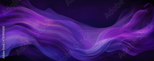 Sophisticated card with a deep purple abstract design, complemented by a luxury glossy background, suitable for highend greetings photo