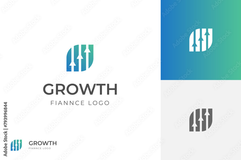 financial growth up logo icon design with graph and arrow combined for economy, finance vector element symbol financial growth up logo icon design with graph and arrow combined for economy, finance vector element symbol