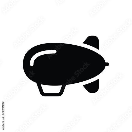 Airship vector icon