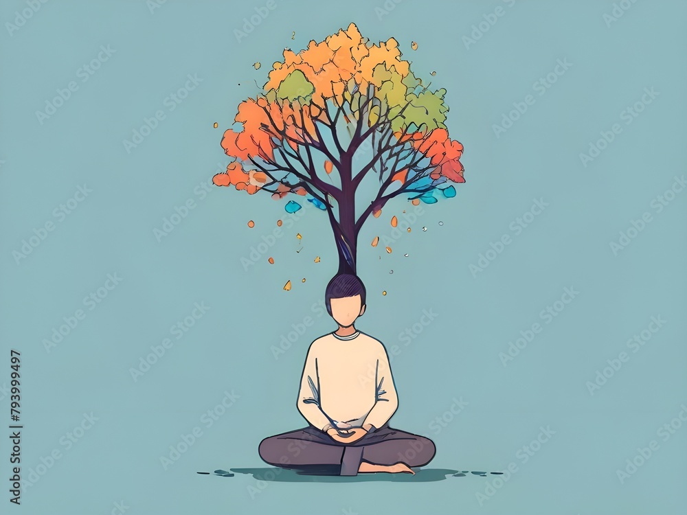 Imagine the impact of self-reflection and mindfulness on mental health ...