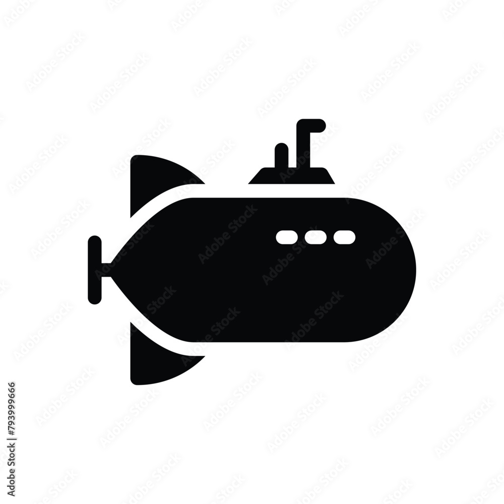 Sub Marine vector icon Sub Marine vector icon