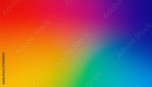 Rainbow gradient texture with film grain effect