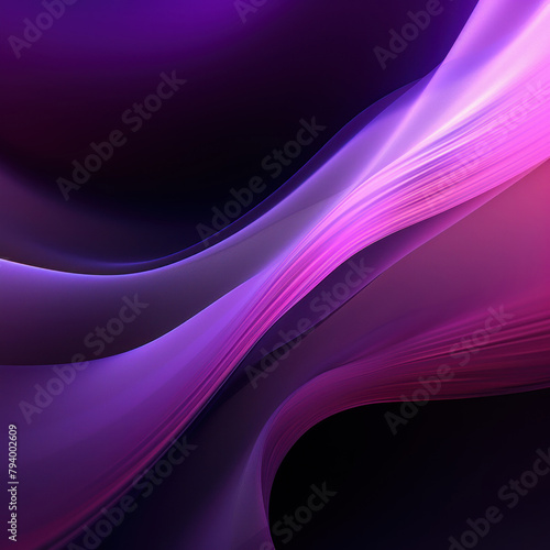 Futuristic Digital Purple Wave Background