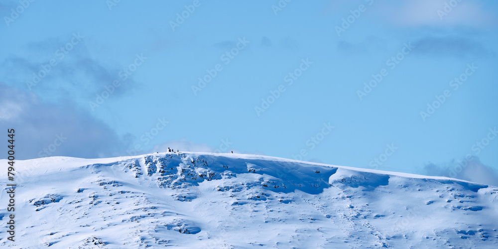 Images from the area of Venabygdsfjellet Mountains with the Rondane National Park in late winter.
