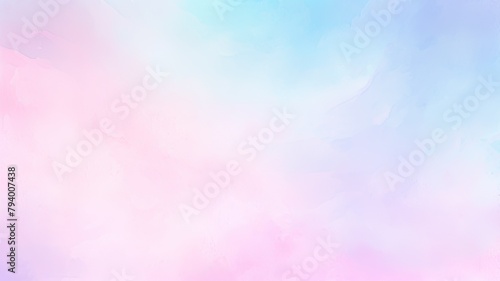 水色とピンクの水彩グラデーション_4