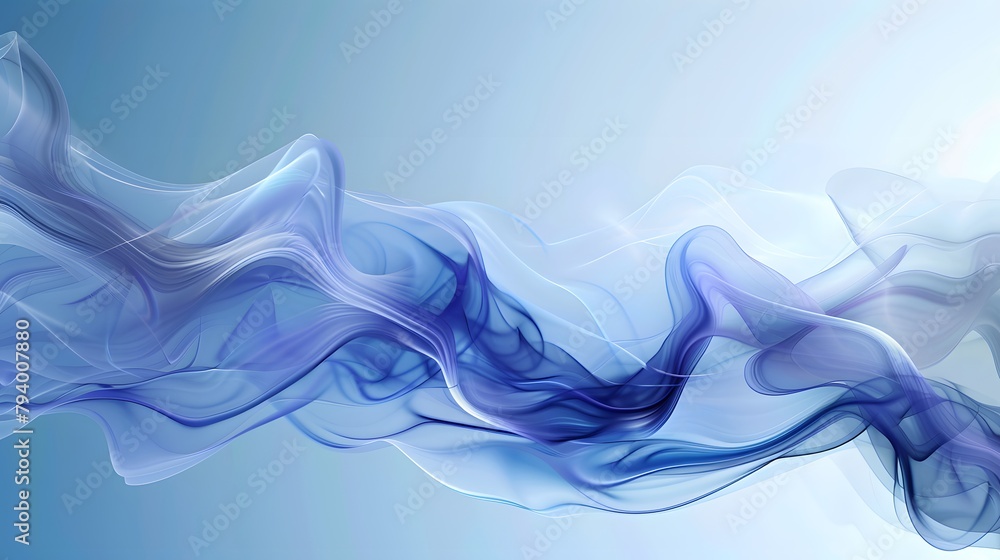 Smoke Wave Art: Abstract design with smooth motion, illustrating flowing waves Smoke Wave Art: Abstract design with smooth motion, illustrating flowing waves