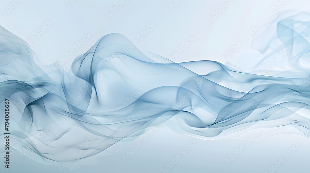 Smoke Wave Art: Abstract design with smooth motion, illustrating flowing waves Smoke Wave Art: Abstract design with smooth motion, illustrating flowing waves