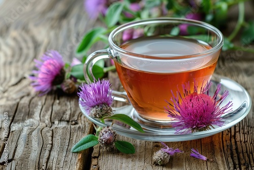 Milk thistle tea