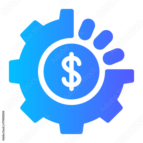 management gradient icon