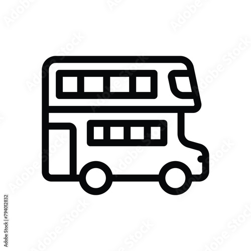 Double Decker vector icon