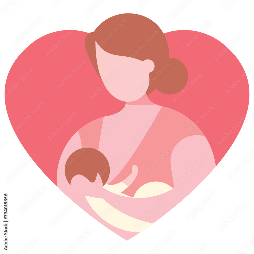 World Breastfeeding Week Vector World Breastfeeding Week Vector