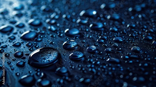 Macro photo of water drops
