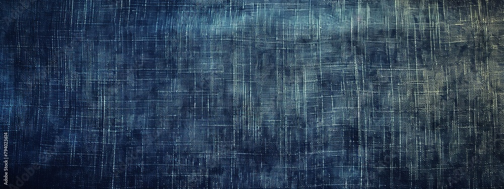 A close-up of a textured jean fabric under a warm, soft light creating a cozy atmosphere. A close-up of a textured jean fabric under a warm, soft light creating a cozy atmosphere.