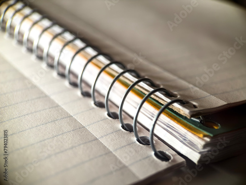 spiral-bound notebook