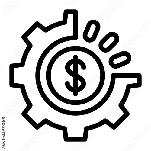 management line icon