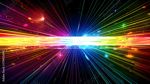 Visual Interpretation of Spectrum Displaying Various Rs Lines in Spectroscopy