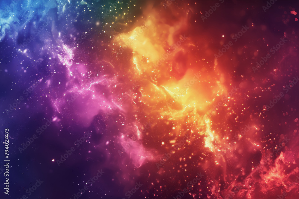 Naklejka premium Design background with creative colors and beauty effects.