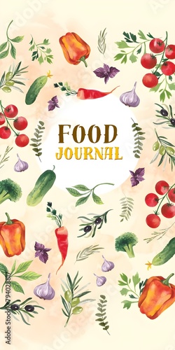 background vegetables on white 