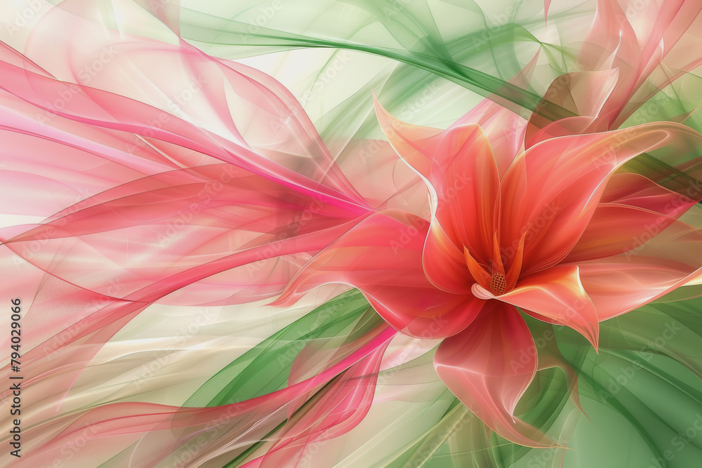 Fototapeta premium Design background with creative colors and beauty effects.