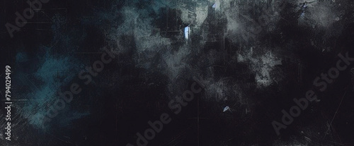 Arte abstracto pintura negro aguamarina. Carteles, portadas, grabados. Arte mural abstracto. Arte interior digital. textura abstracta. Para diseño, impresión, papel tapiz, afiche, tarjeta, mural, alfo