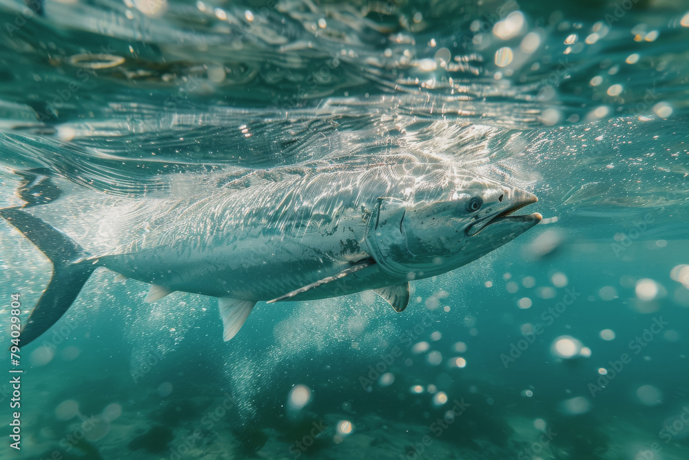 Fototapeta premium Ocean, National Geographic, 8k, sharp focus, shot on telephoto lens