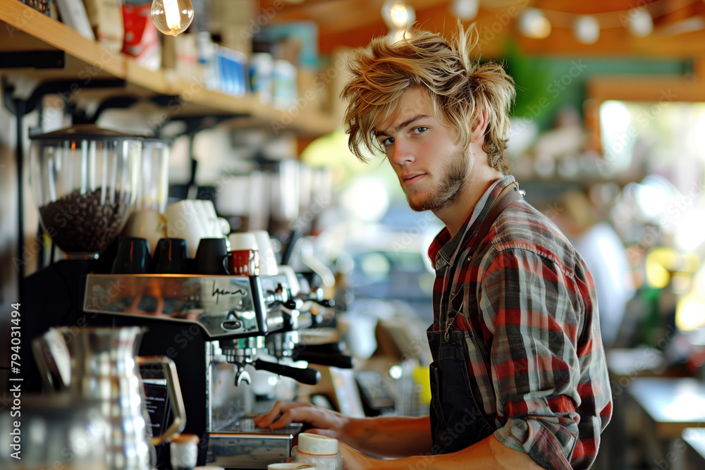 Barista at Work, Generative AI Barista at Work, Generative AI