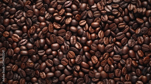 A Closeup of Coffee Beans