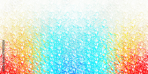 Light blue, red vector texture with circular arc.