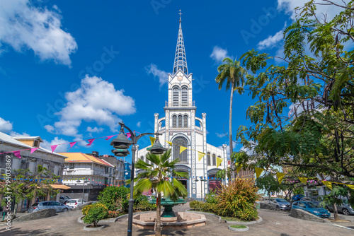 Cathédrale Saint-Louis de Fort-de-France, Martinique. 