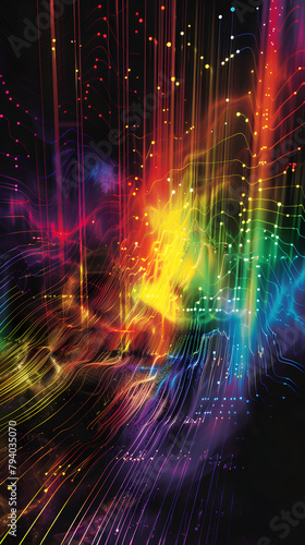 Visual Interpretation of Spectrum Displaying Various Rs Lines in Spectroscopy