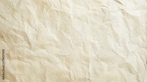 Textured Crumpled Paper Background Close-up 