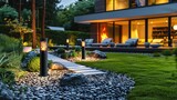 Modern Backyard Outdoor Lighting Systems.