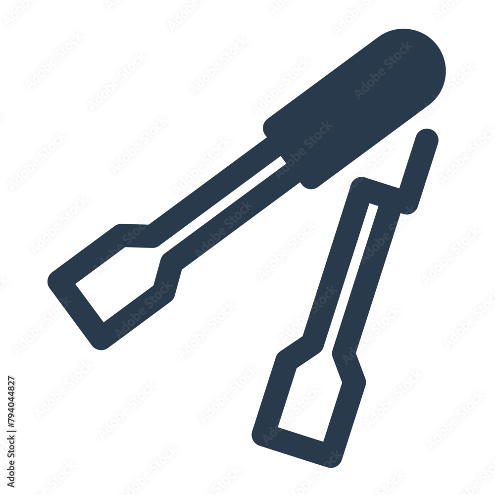 BBQ Tong for Precise Grasping and Turning on the Grill BBQ Tong for Precise Grasping and Turning on the Grill