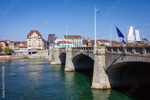 Mittlere Brücke, Basel  photo