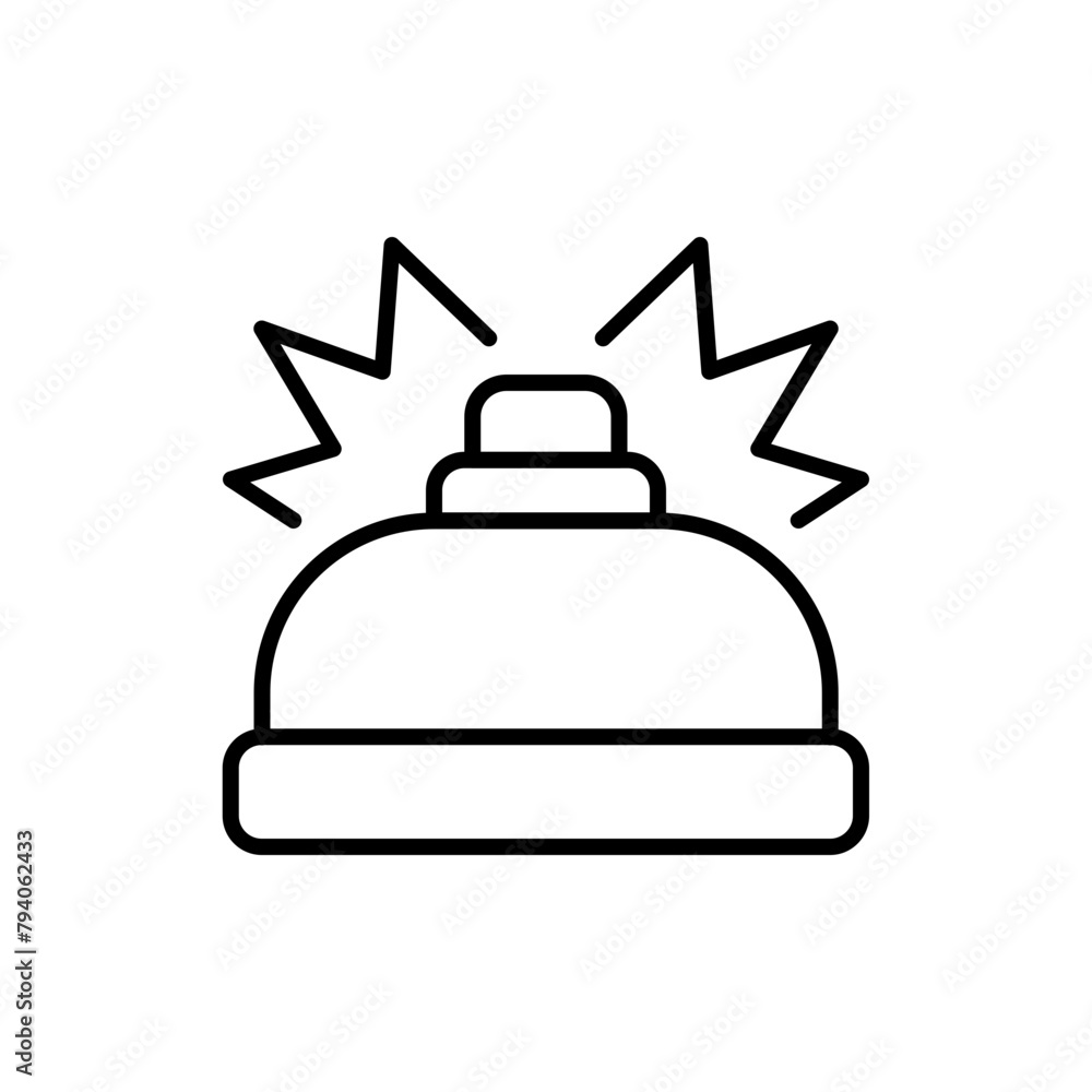 Landmine outline icons, minimalist vector illustration ,simple transparent graphic element .Isolated on white background Landmine outline icons, minimalist vector illustration ,simple transparent graphic element .Isolated on white background