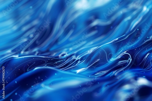 Modern blue abstract high-speed background design. Beautiful simple AI generated image in 4K, unique.
