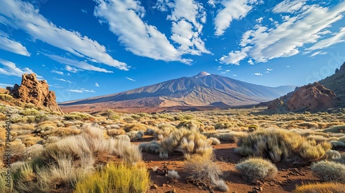 majestic volcanic landscape of teide national park in tenerife canary islands spain nature photography