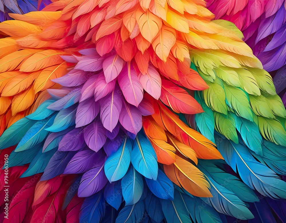 Fototapeta premium Colorful birds