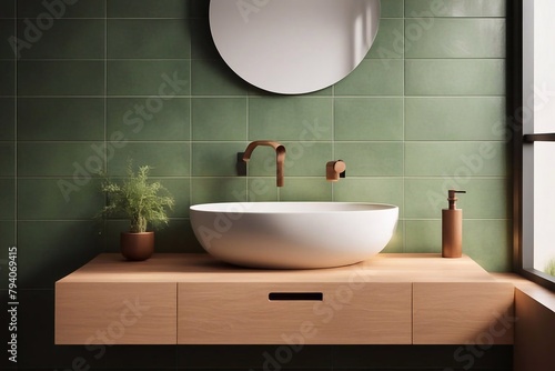 modern bathroom interior