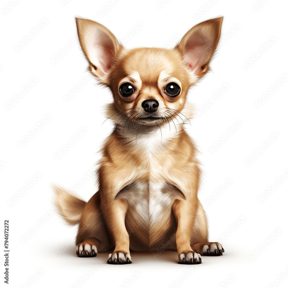 clipart chihuahua sitting сreated with Generative Ai clipart chihuahua sitting сreated with Generative Ai