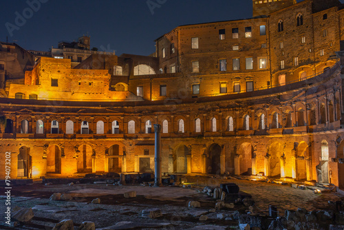 Roman Forum, also known as Foro di Cesare, or Forum of Caesar, in Rome, Italy.