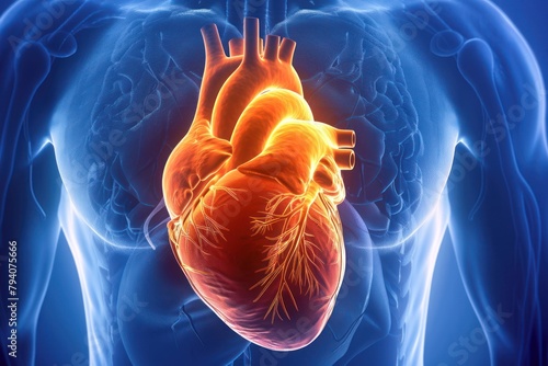 Human Heart Illustration photo