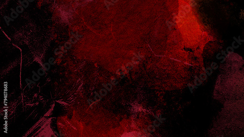 Red grunge textured stone wall background. Red fire grunge texture. Dark red background texture. Black and red rock stone background. Old wall texture cement black red background. 