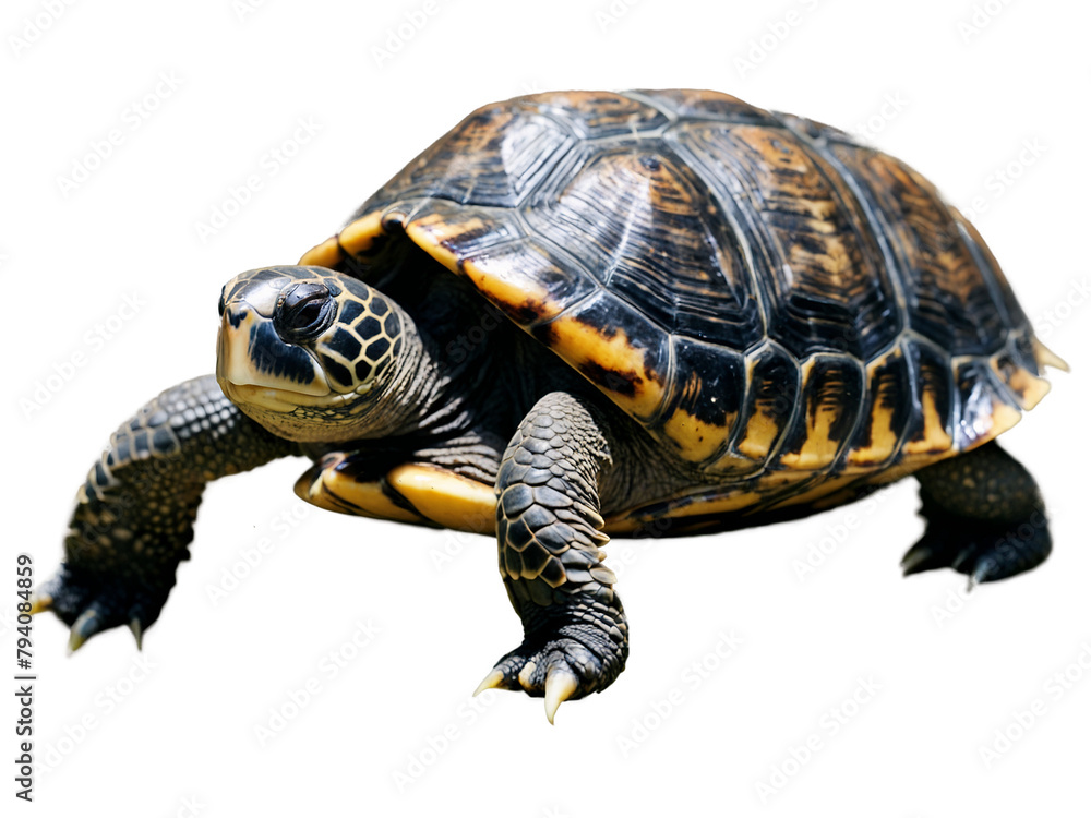 Obraz premium turtle on a white background