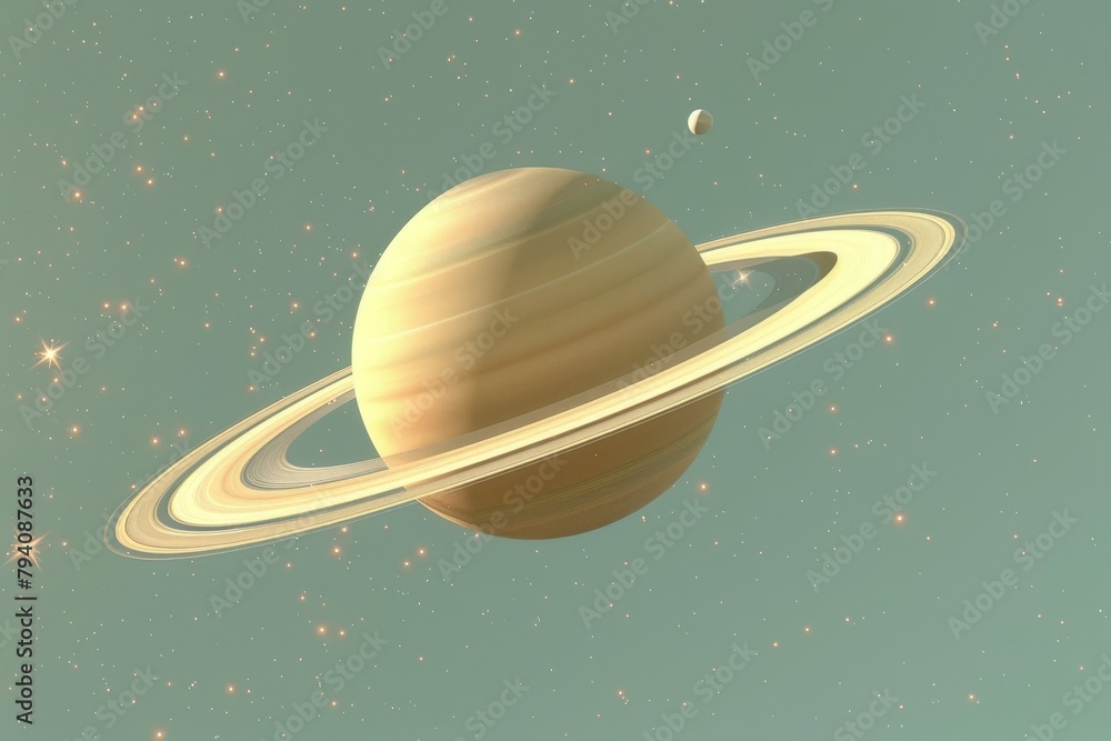 Saturn-like planet on the dark background. Beautiful simple AI generated image in 4K, unique. Saturn-like planet on the dark background. Beautiful simple AI generated image in 4K, unique.