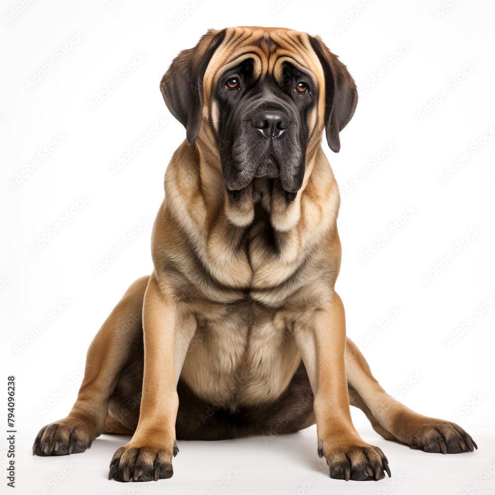 clipart english mastiff sitting сreated with Generative Ai clipart english mastiff sitting сreated with Generative Ai
