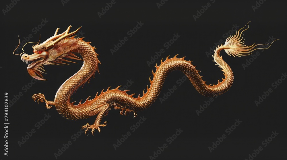 3d model Chinese dragon. 3d model Chinese dragon.