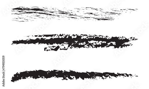 Claw mark, claw slash. Rip, slit, torn effect. Bloody wound, injury vector. Wildlife, wild animal talon prints.  isolated on white background. EPS 10