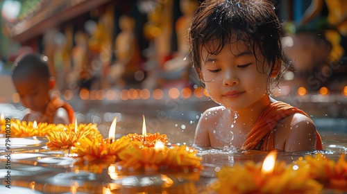 Wat Phra That Chom Chan one of the 9 important pagodas of Chiangrai province, Thailand